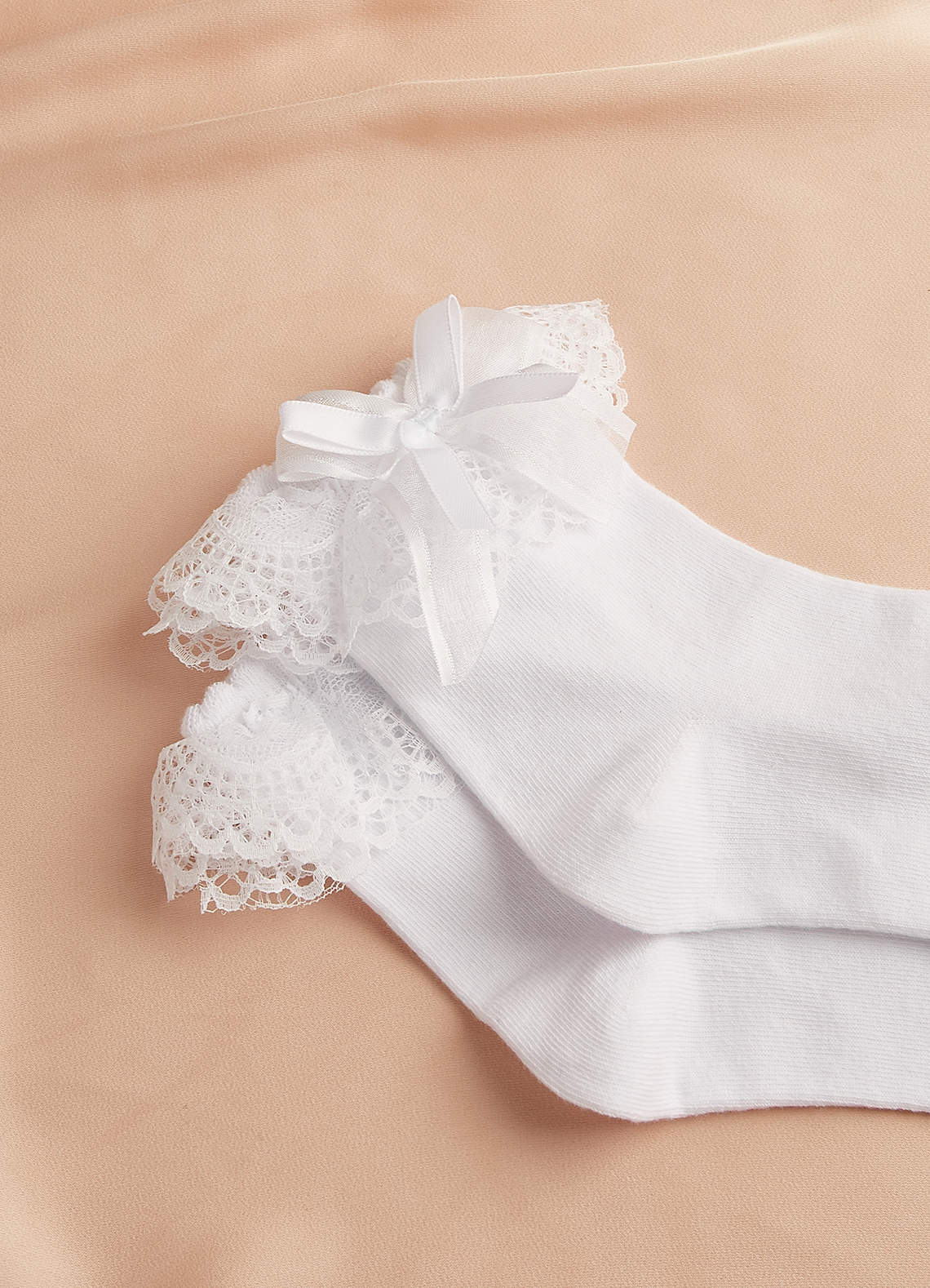 front Lace Ruffle Socks