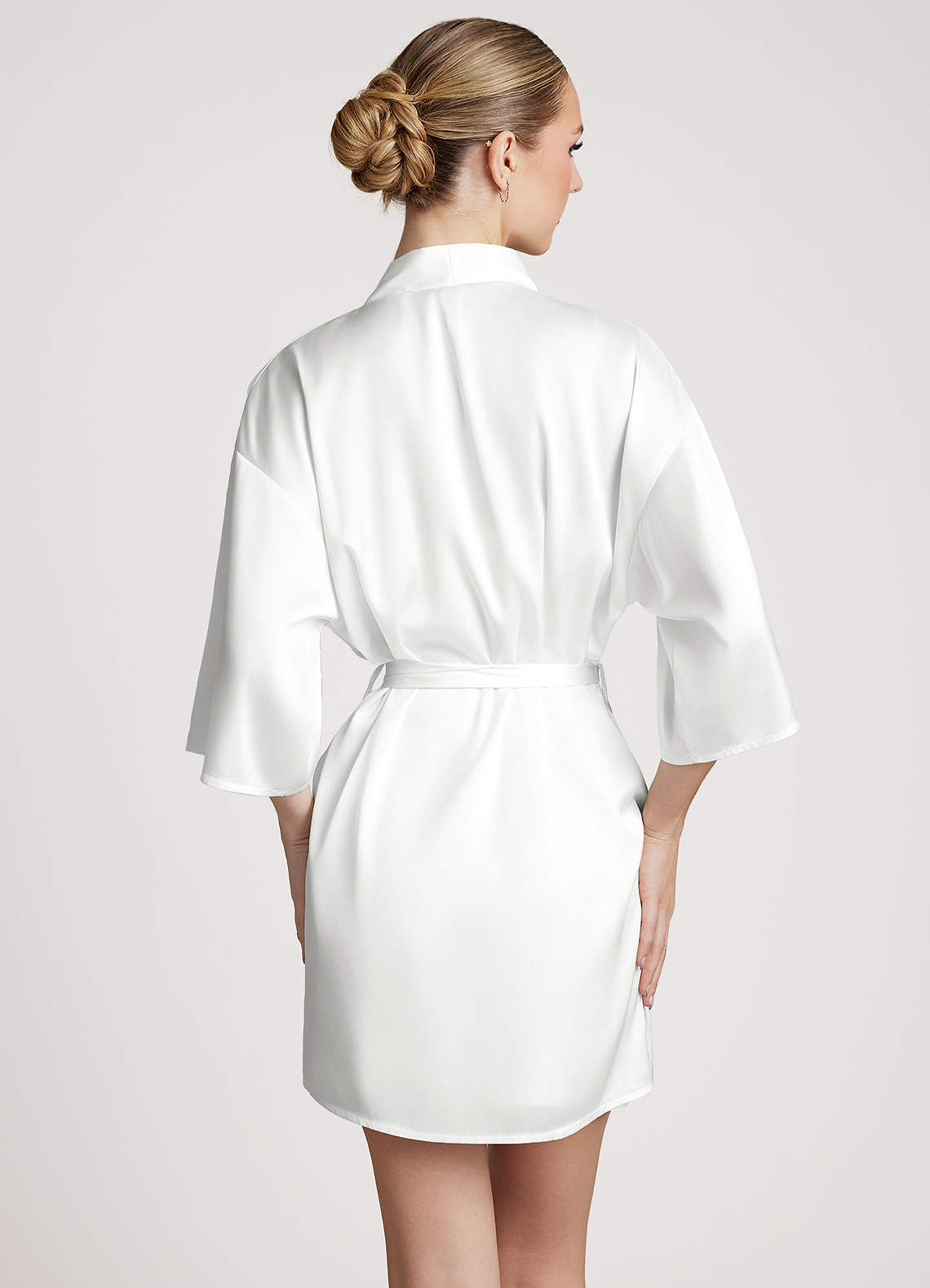 front Classic Satin Robe