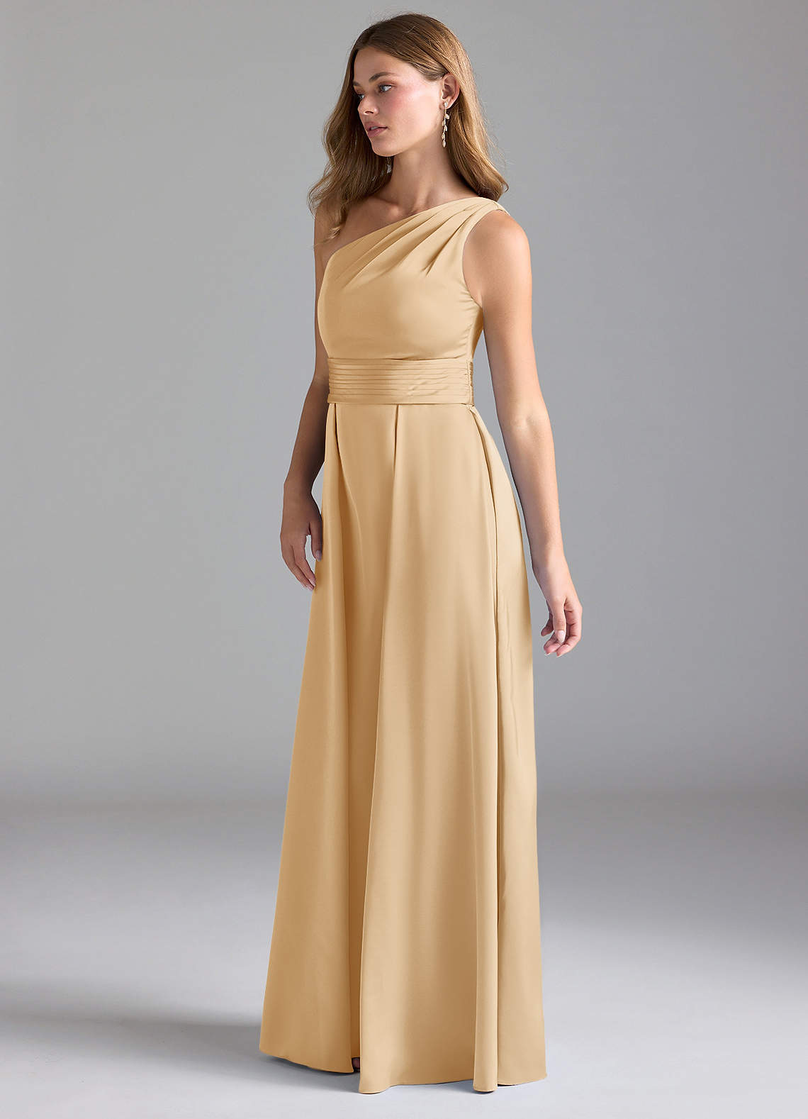 dusty gold bridesmaid dresses Azazie Dallas