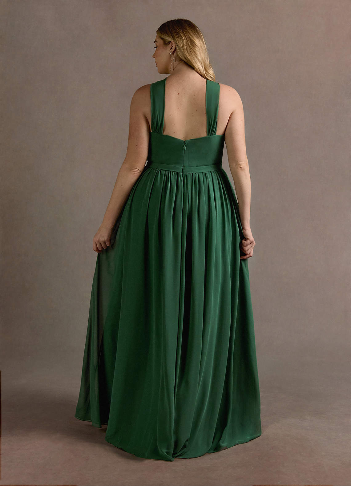 green emerald velvet dress BLANCA DRESS