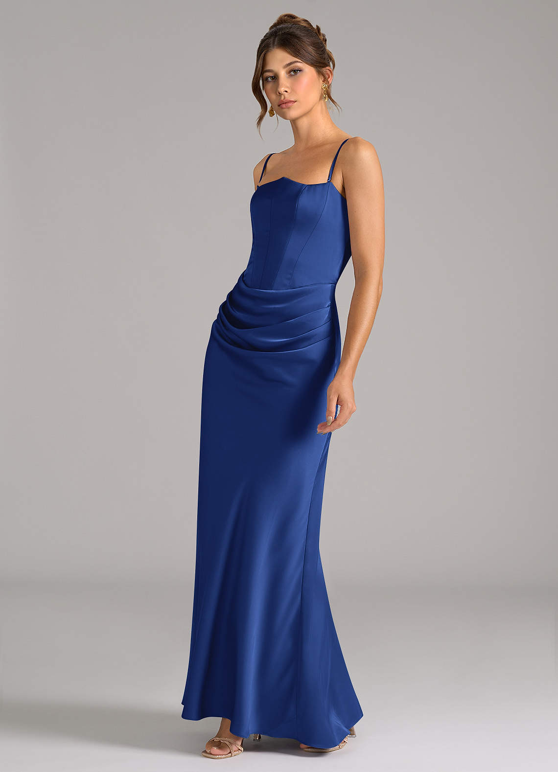 royal blue strapless bridesmaid dress Azazie Mermaid Floor-Length Stretch Satin Dresses EU Size:40 METOES Women's 2024 Long Electric Guitars size 00