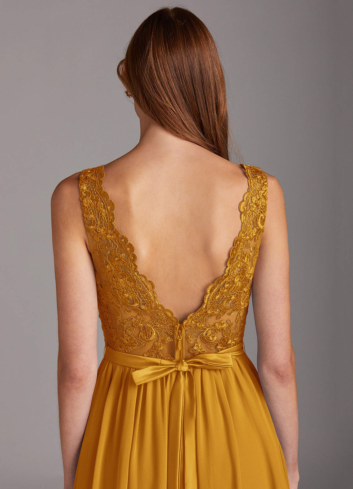 Lace Yellow Bridesmaid Dresses Dark Yellow Bridesmaid Dresses