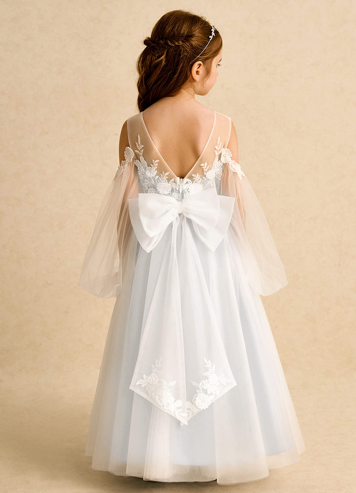 Azazie Zimi Ivory Ball-Gown Sweetheart Neckline Tulle Dress | Azazie