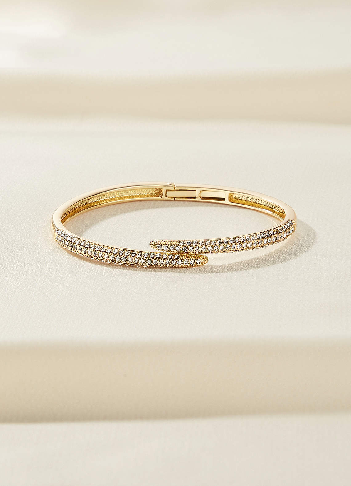front Pavé kristal wikkelarmband