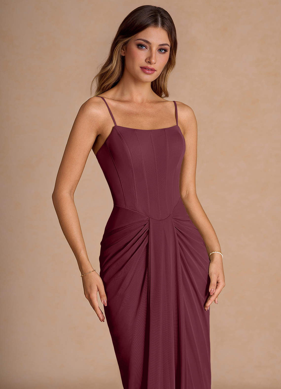 Anais Wine Maxi Dress image5