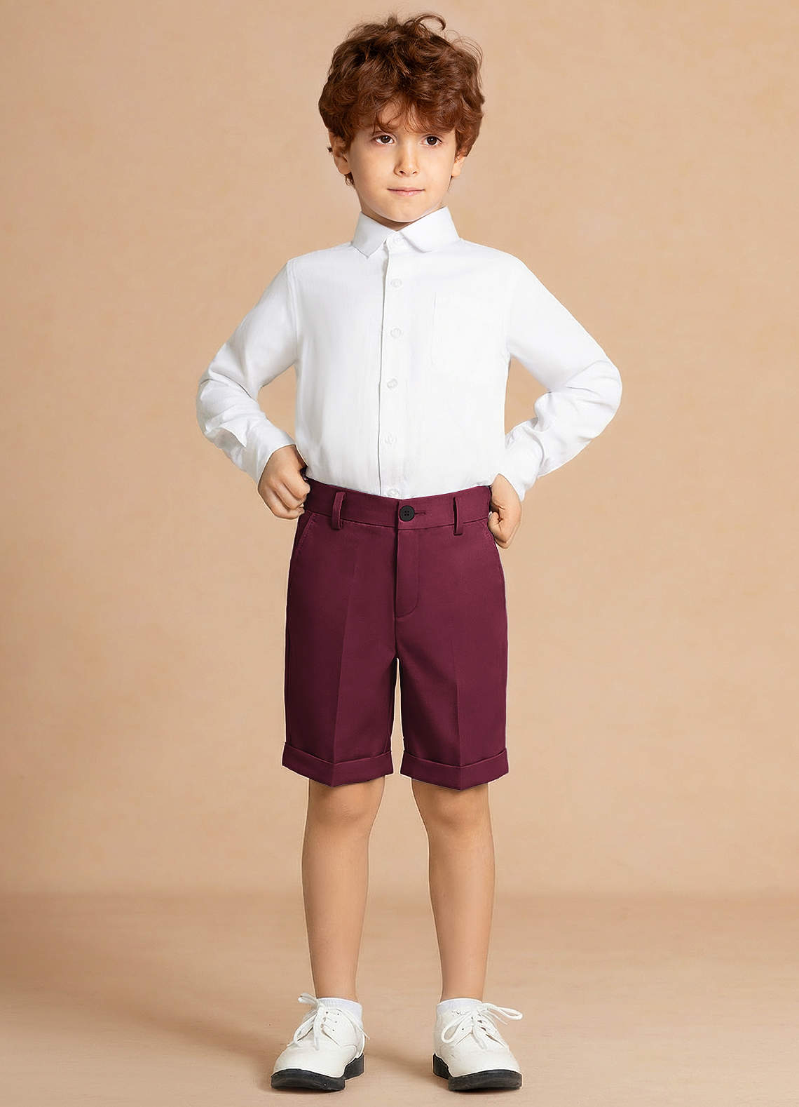front Finn Borgoña Pantalones cortos de niño