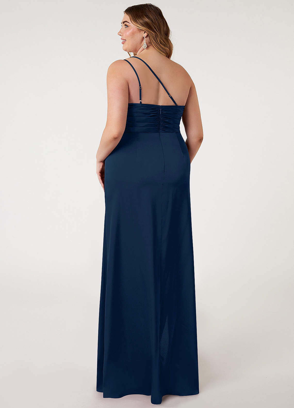 azazie eren stretch satin dress Azazie Eren