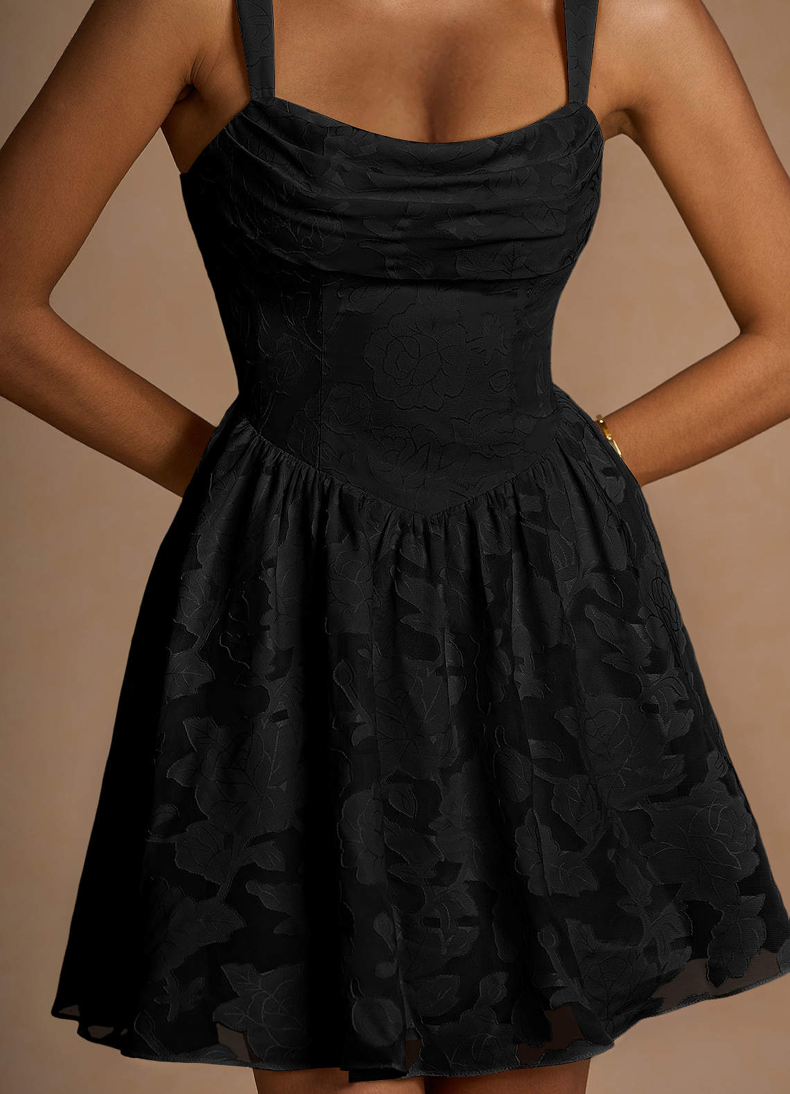 Ivy Black Mini Dress image4