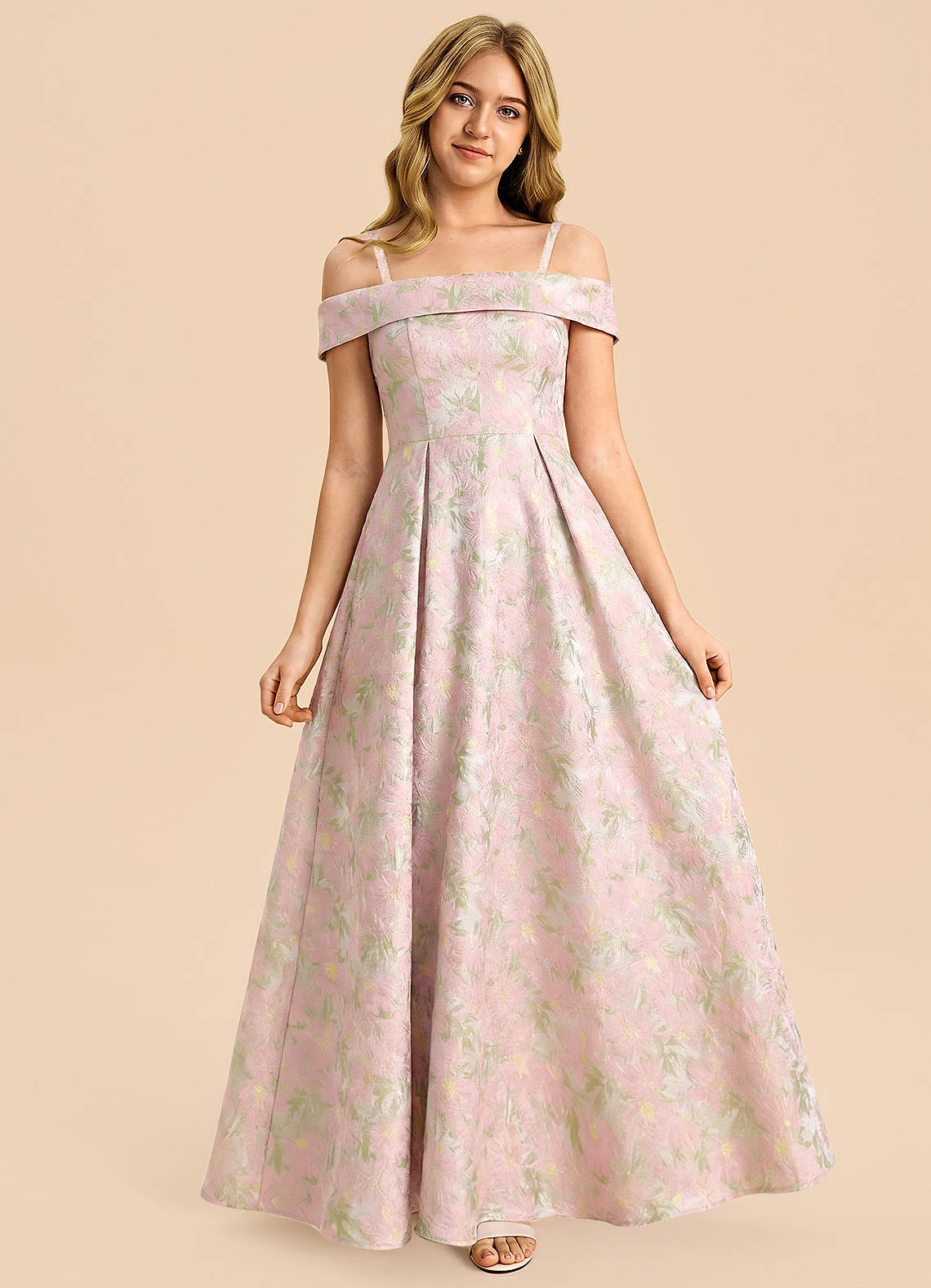 front Azazie Lily Junior Formal Dress