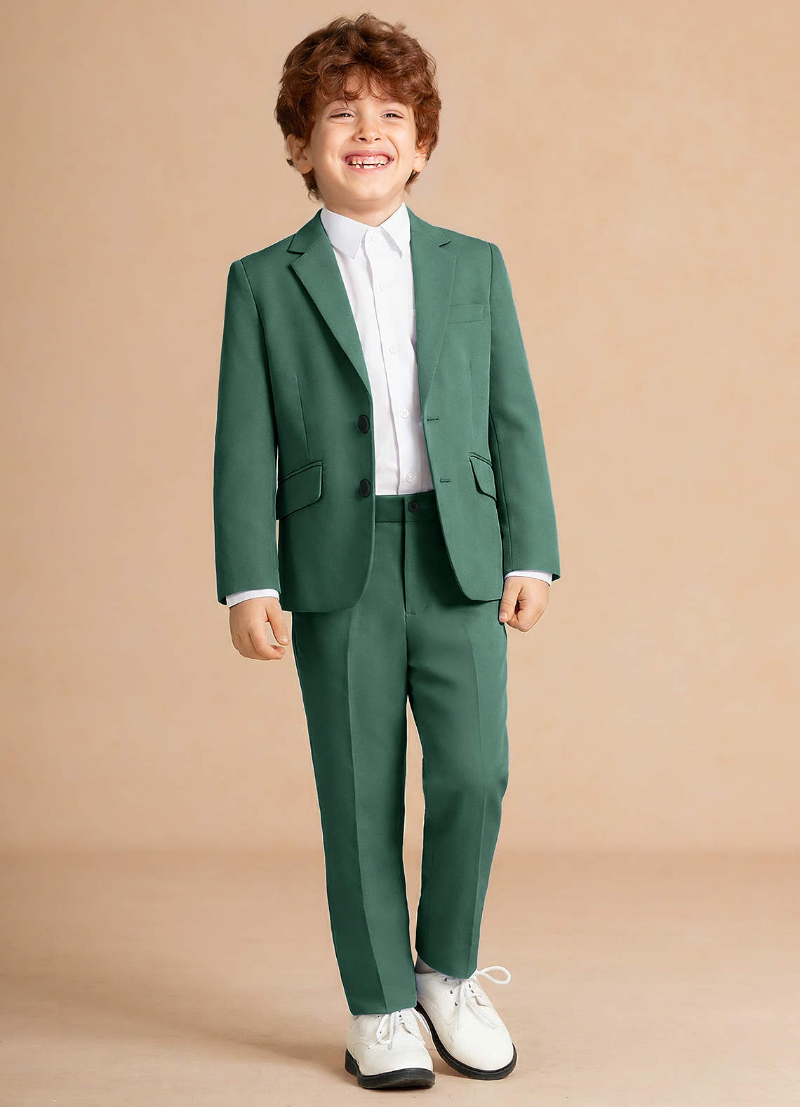 front Finn Eucalipto Traje de 2 piezas para niño