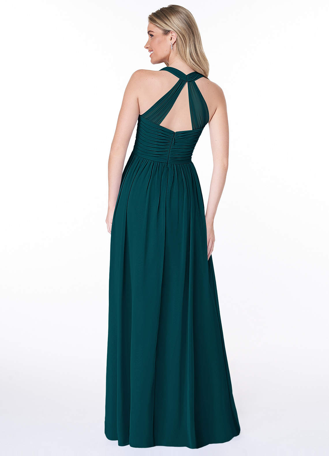bridesmaid dresses with removable skirt Short Chiffon Dress Sweetheart Green Formal Dress W/Hand Made Flowers –  daisyformals-dev main image 0