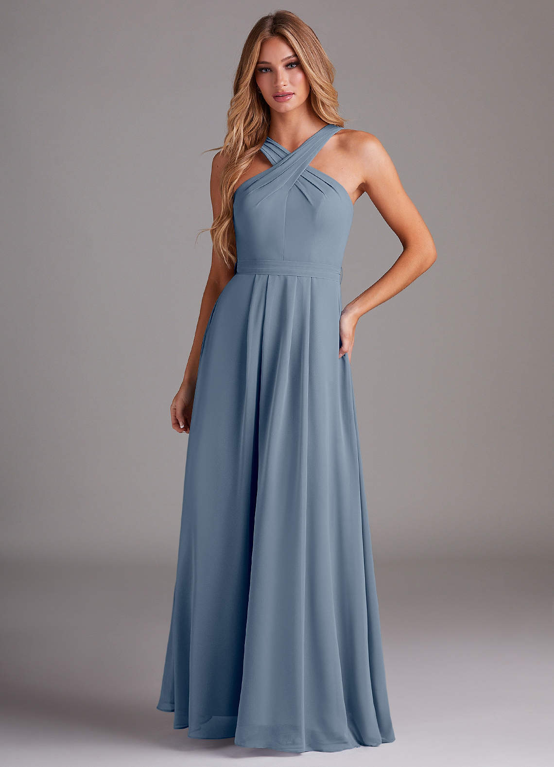 Azazie Dixie Twilight Chiffon Bridesmaid Dresses | Azazie