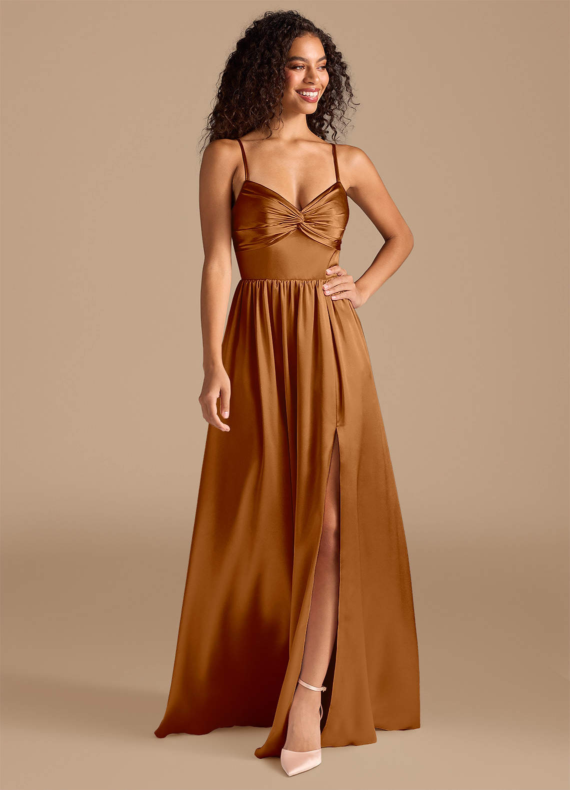 本格派ま！ Zeya Azazie Copper Azazie | Dresses Bridesmaid 乳液・ミルク