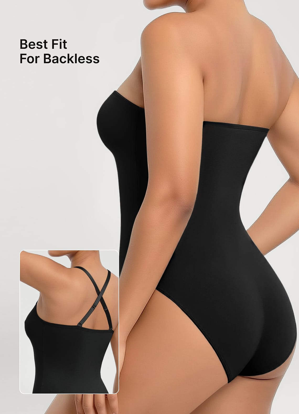 front Strapless Invisible Molded Cup Shapewear