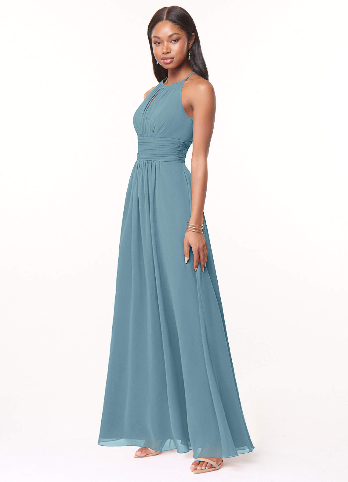 Azazie Bonnie Moody Blue Bridesmaid Dresses | Azazie