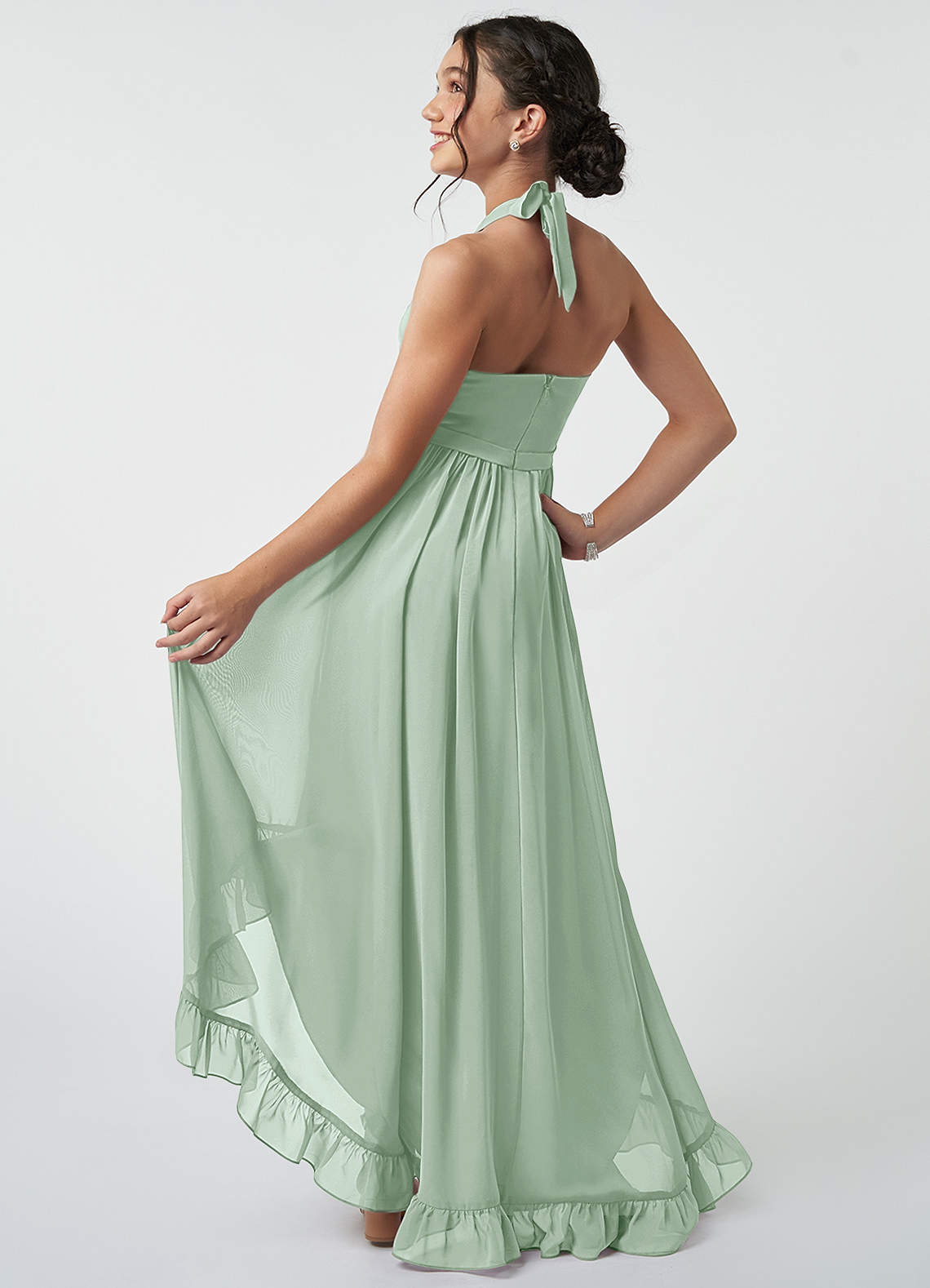 green emerald velvet dress Girls Birthday Dress Audrey Dress main image 0