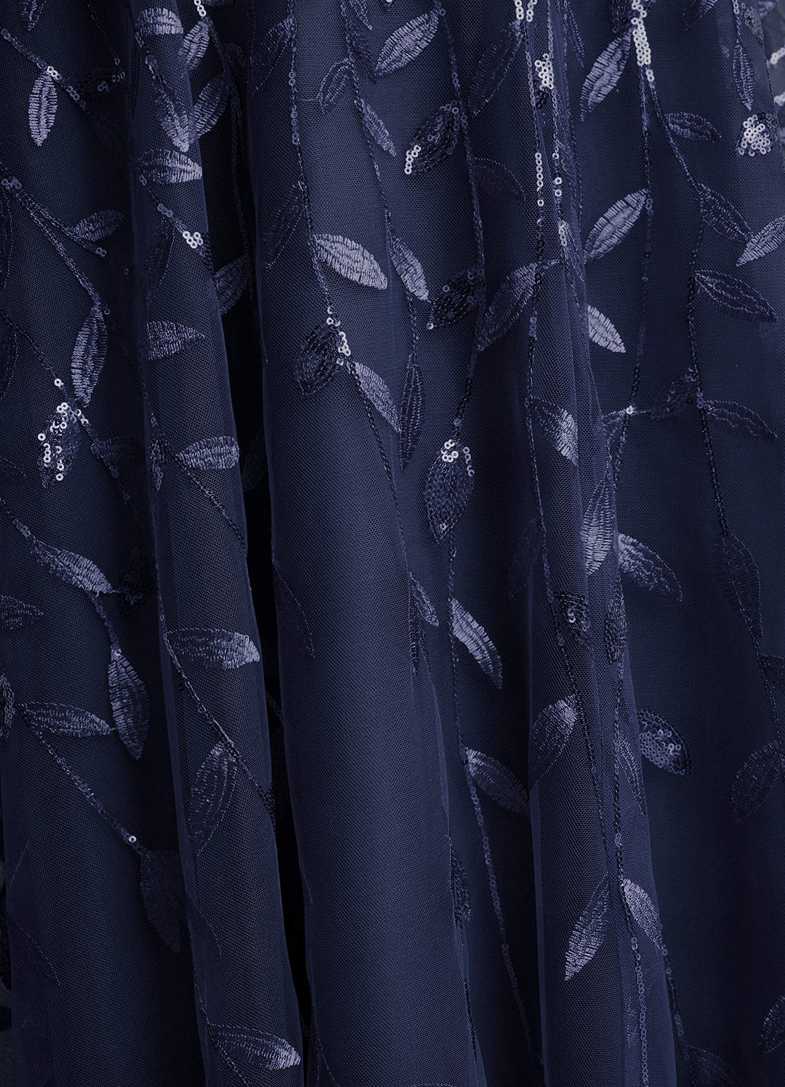 Azazie Sidney Mother of the Bride Dresses Dark Navy A-Line Off the Shoulder Lace Dress image7