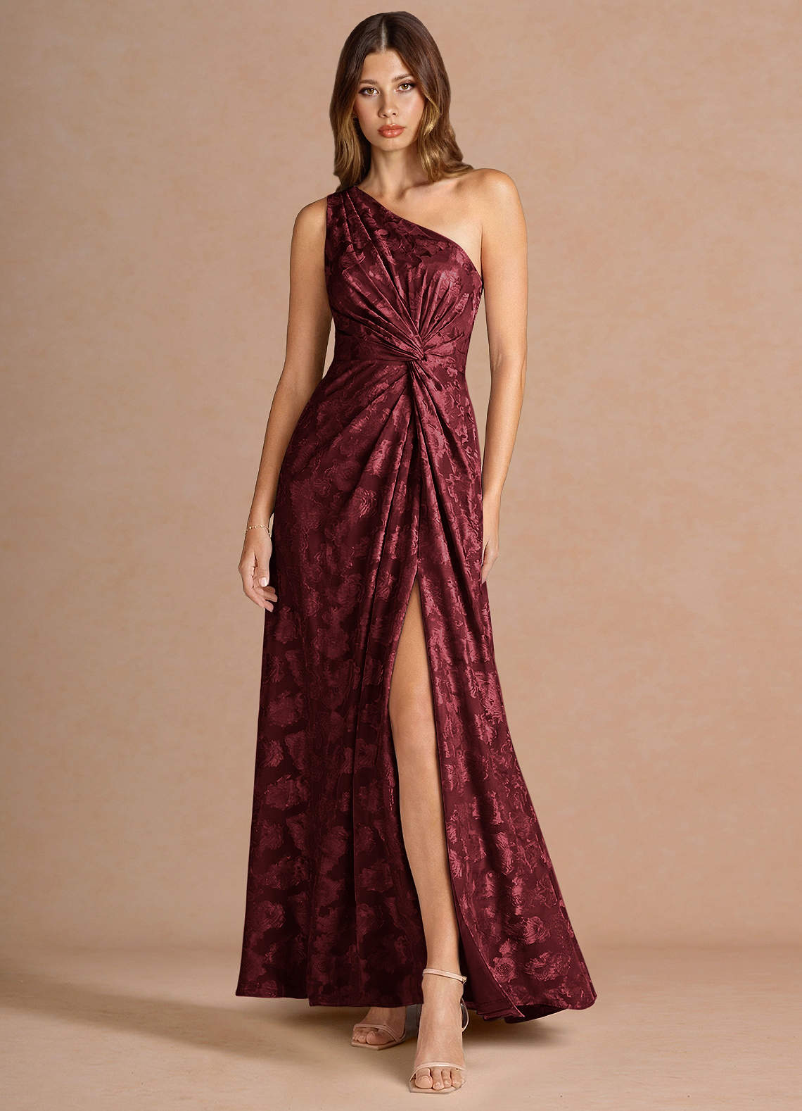 Ilythia Wine Maxi Dress image3