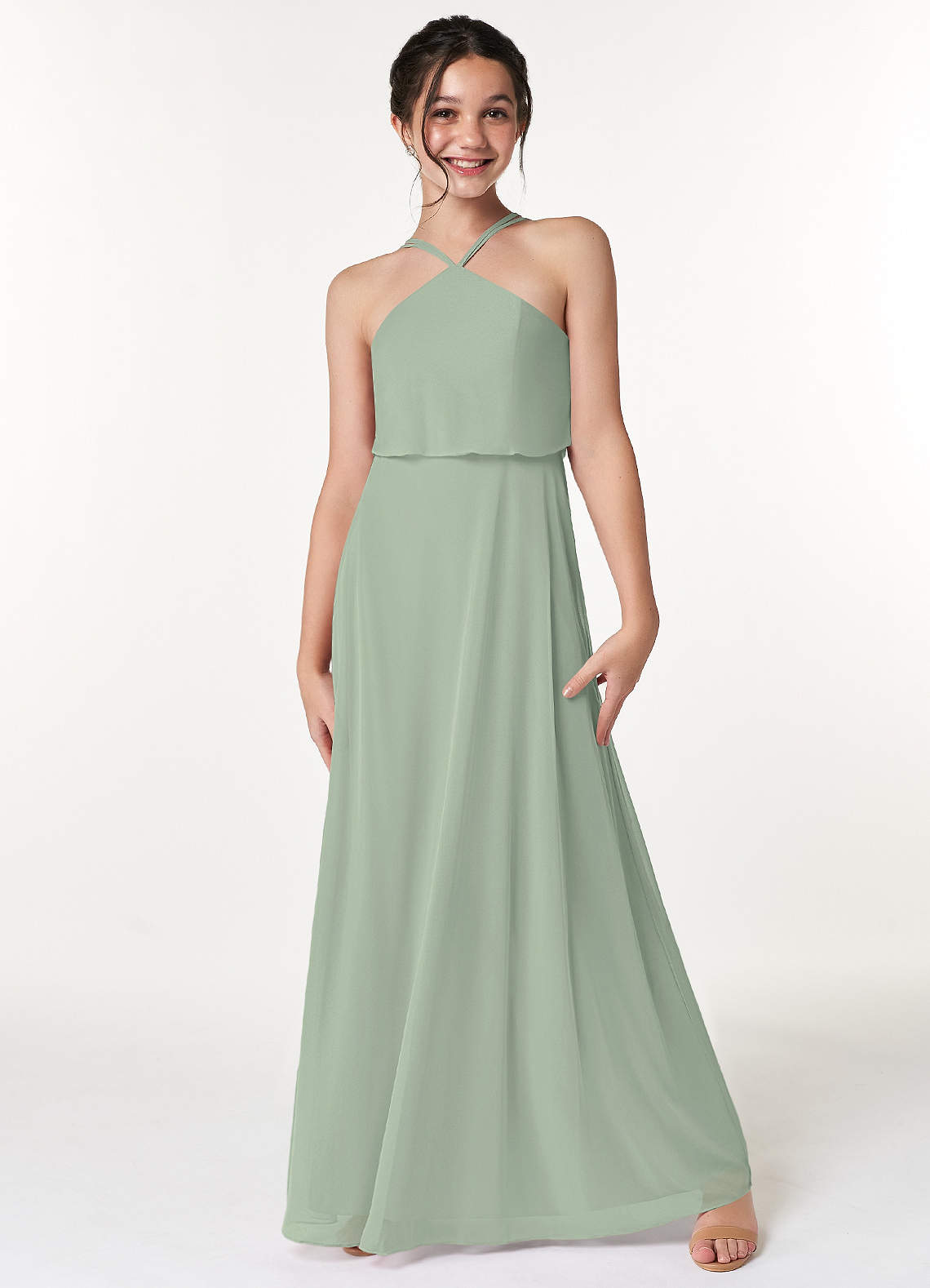 Azazie sage green bridesmaid 2024 dresses