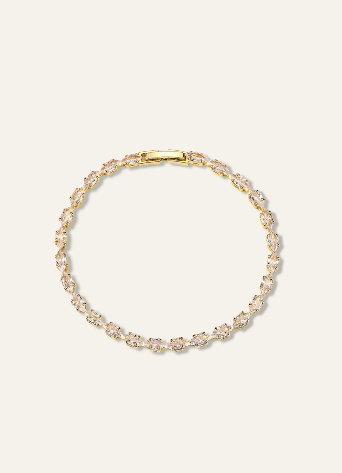 front Smyckeset med pärlor och zirkoniasten