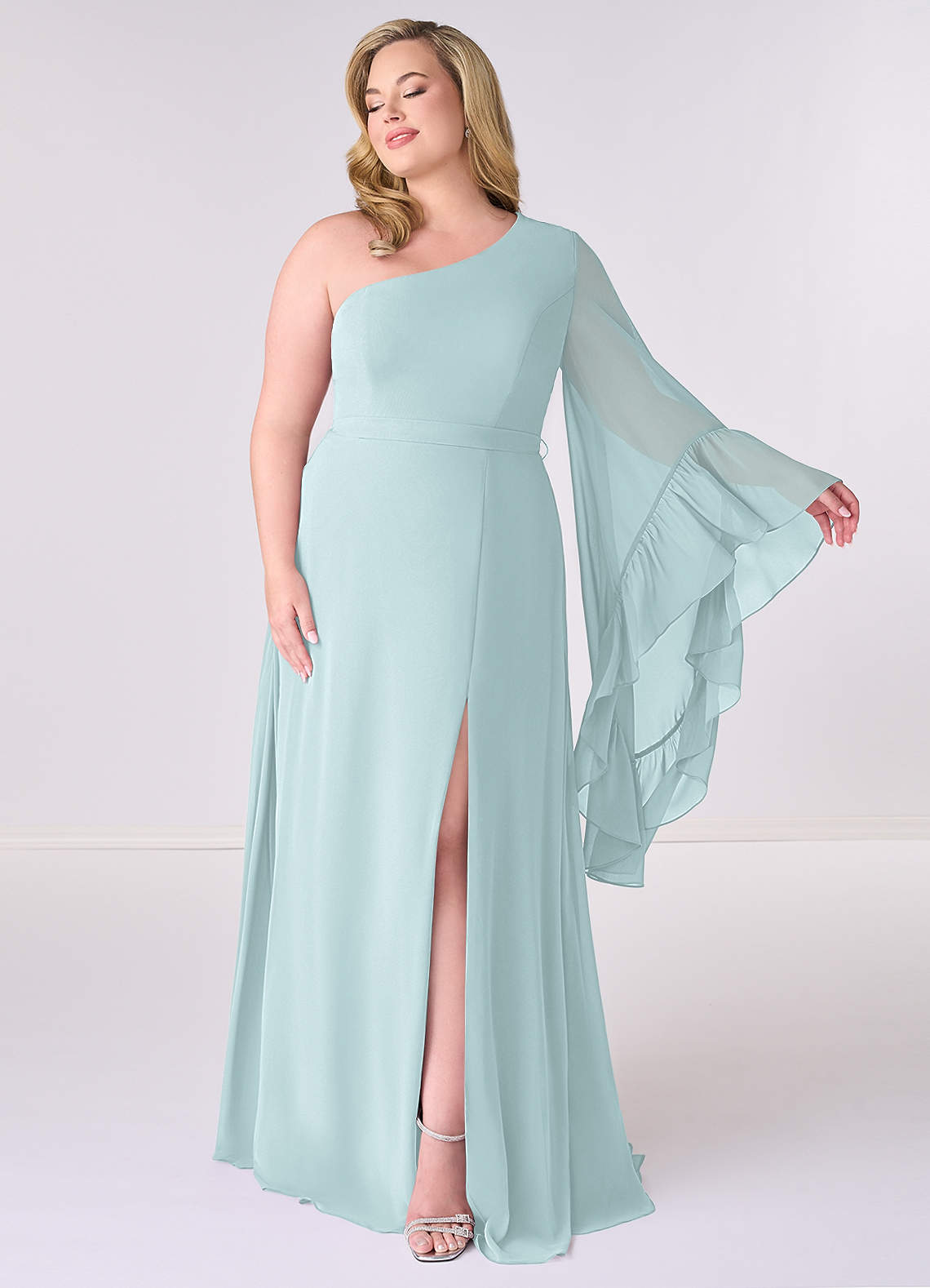 Barbie  AZAZIE 1011 Ready to Ship Mist Chiffon Bridesmaid Dresses | Azazie