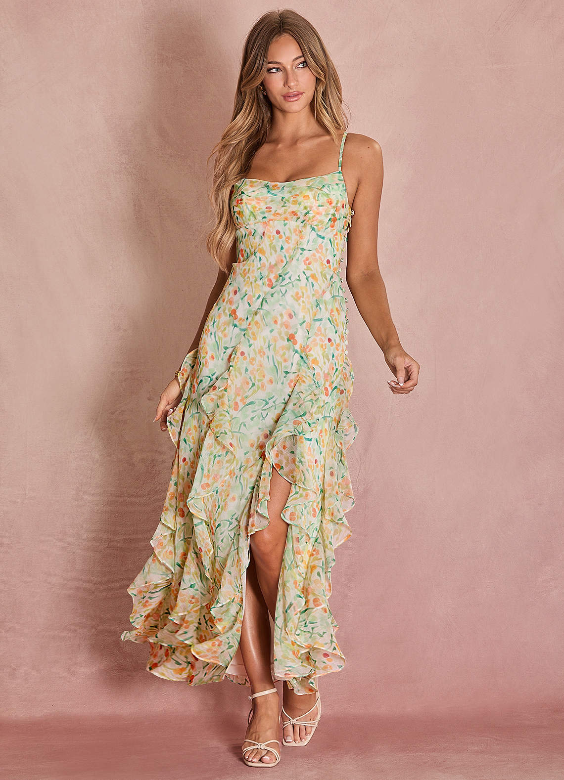 Maxi jurk Alina Zomertuin Azazie