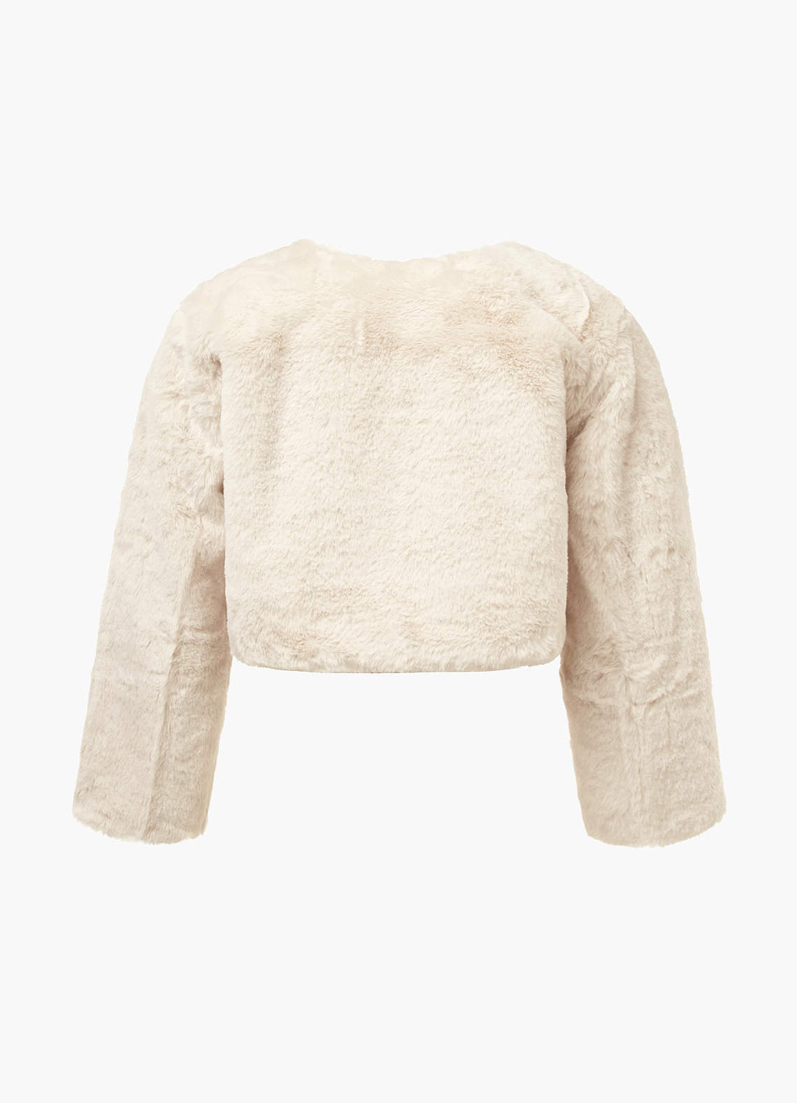 front Veste en fausse fourrure pour demoiselle d'honneur