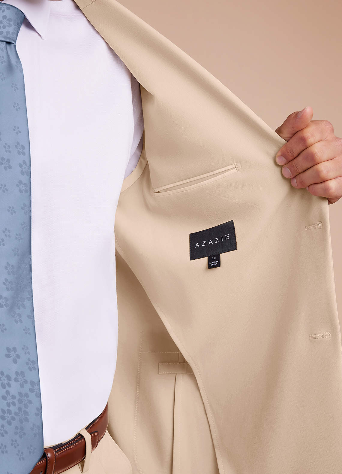 front Owen Assim Blazer leve sob medida