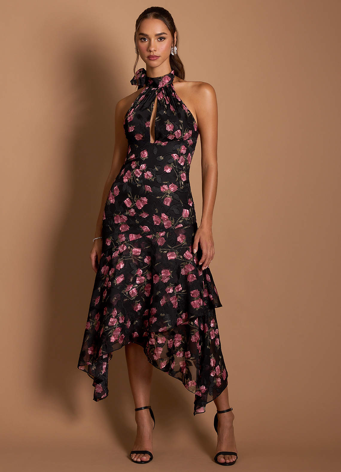 Vestido Malva Negra Largo Yana image1