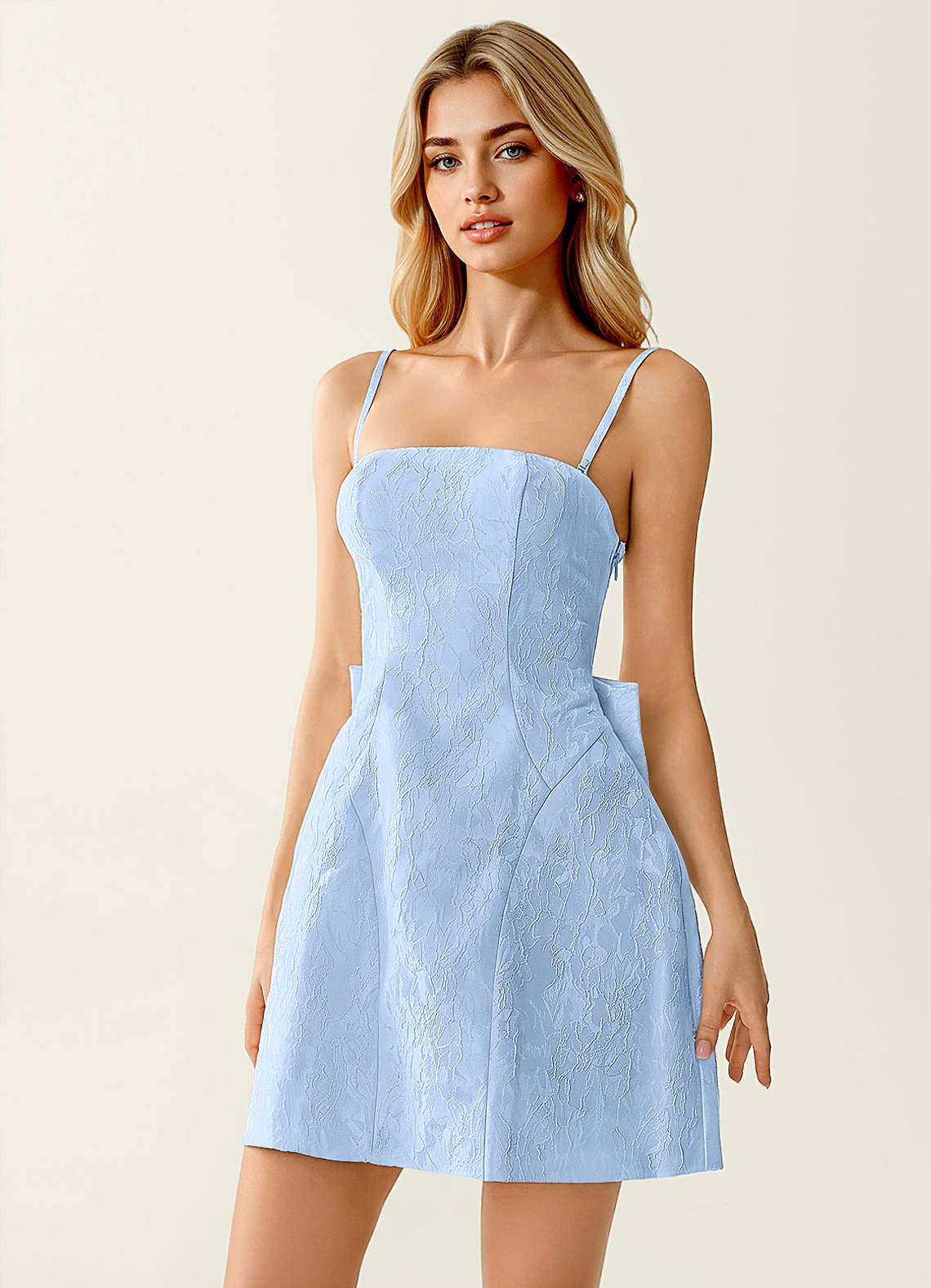 Hadleigh Sky Blue Mini Dress image6