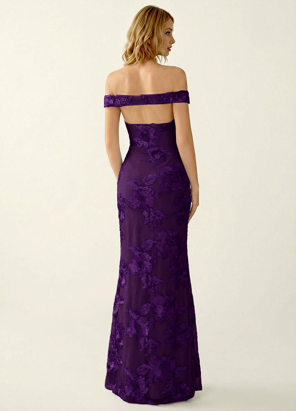 Azazie 2026 Modest Lace Mermaid Prom Dress Plum Gown Azazie 2026 Modest Lace Mermaid Prom Dress Plum Gown