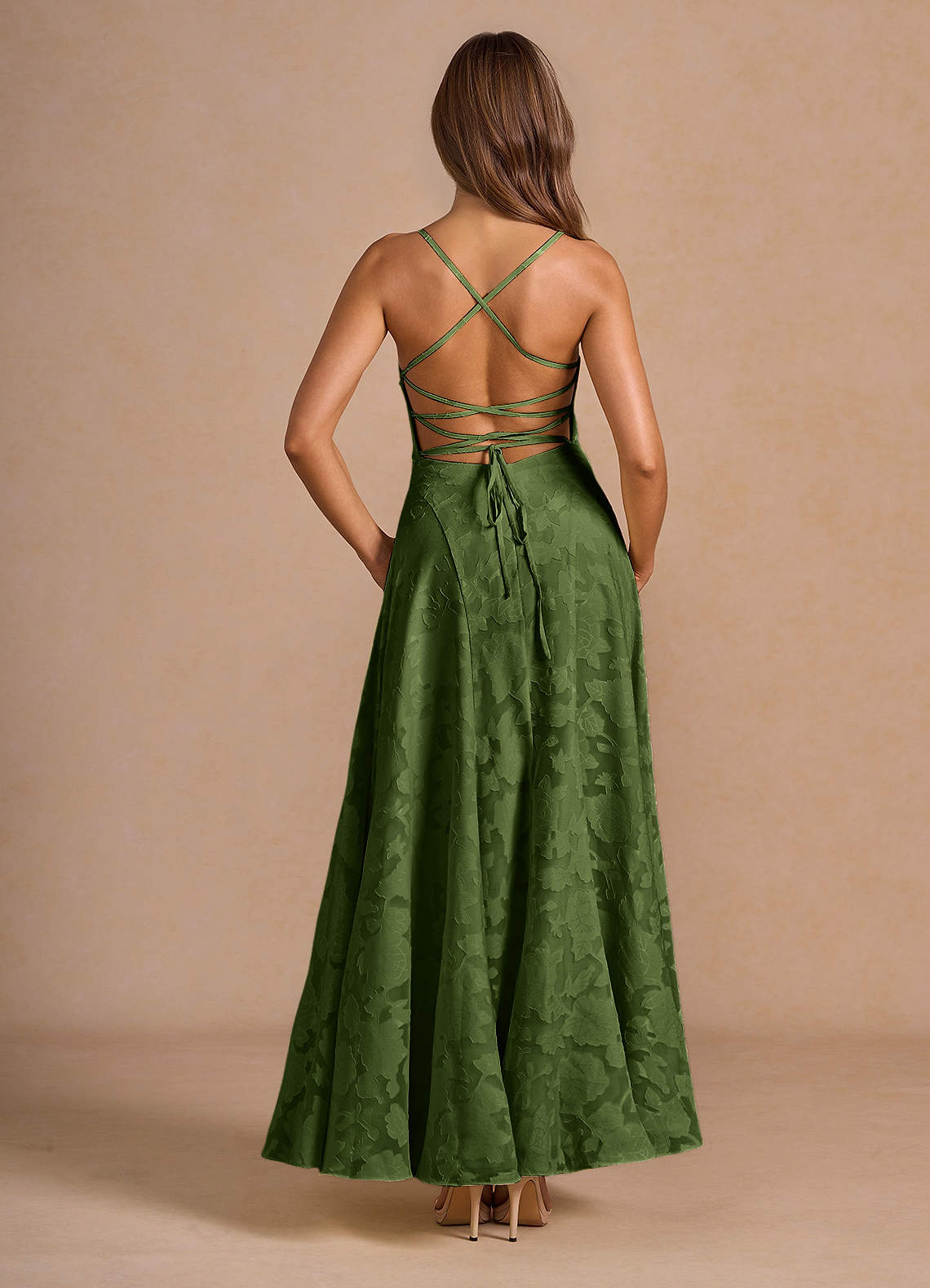 Robe Longue Olive Irelia image1