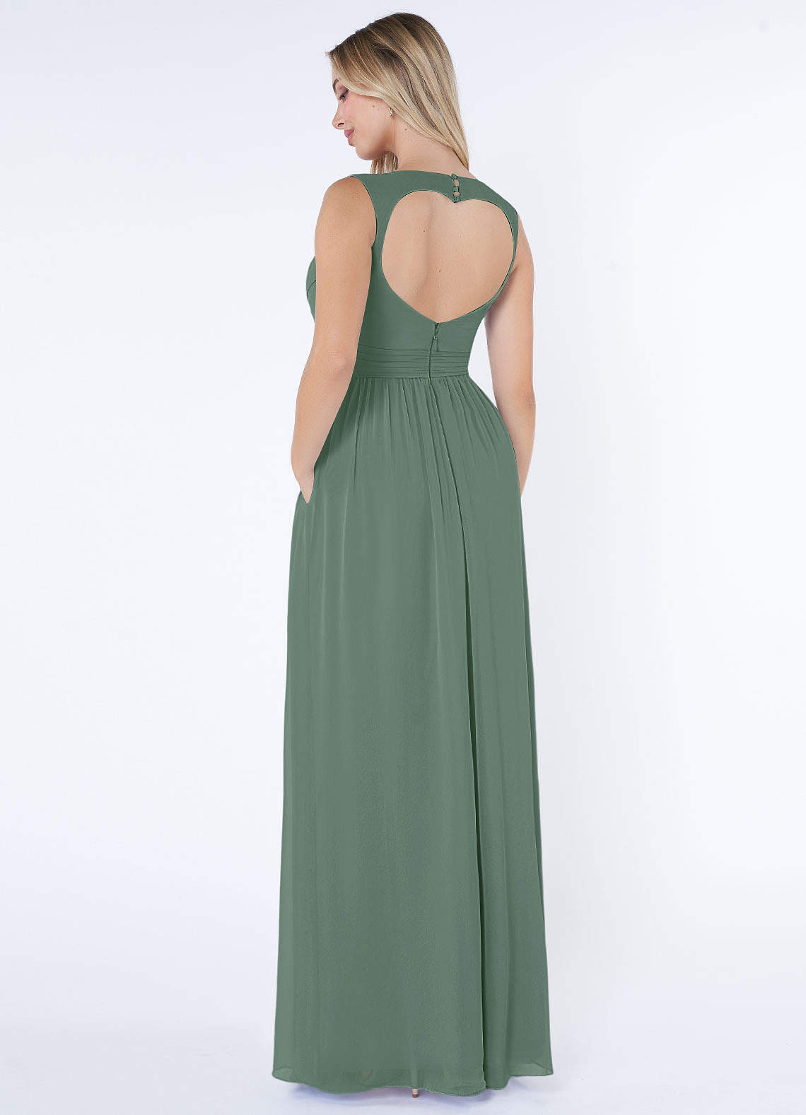 knee length dresses for ladies Raine Ruffle Detail Maxi Dress – Covetique Clothing