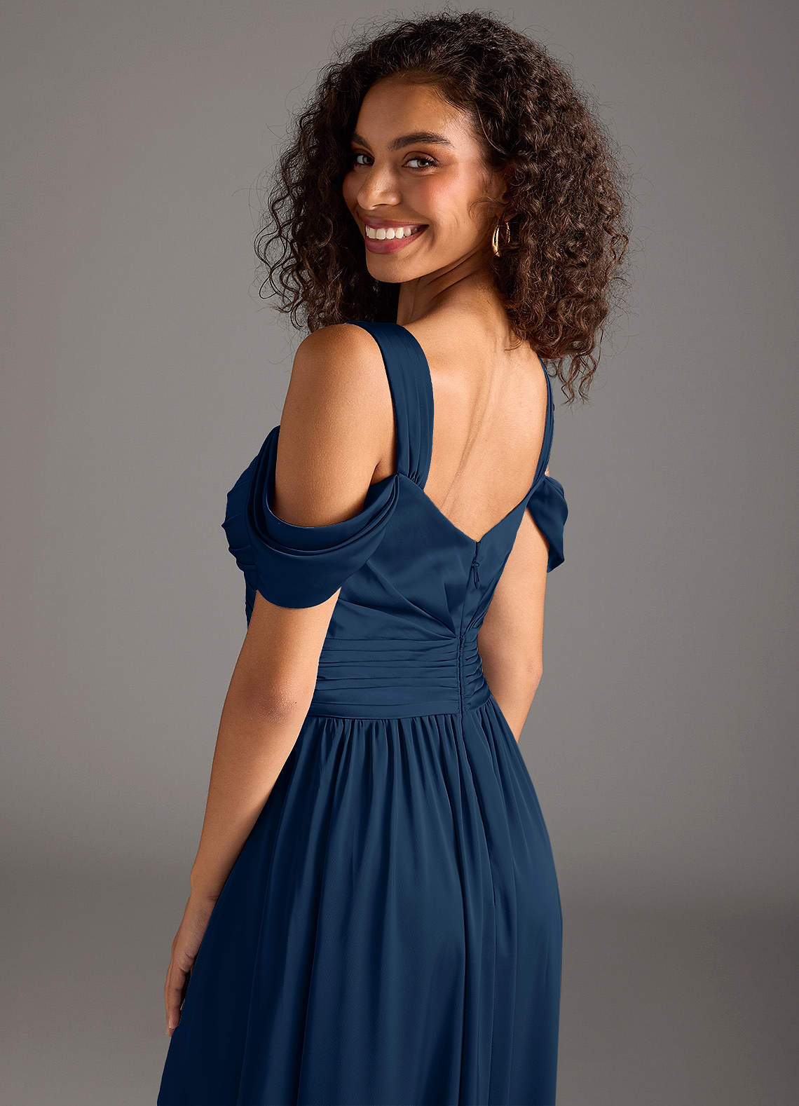 Azazie Lianne Dark Navy Bridesmaid Dresses | Azazie