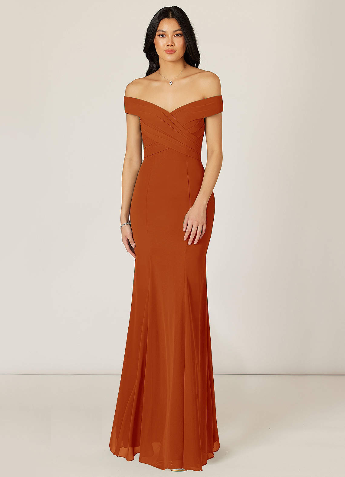 Paprika Azazie Lecia Bridesmaid Dresses Azazie
