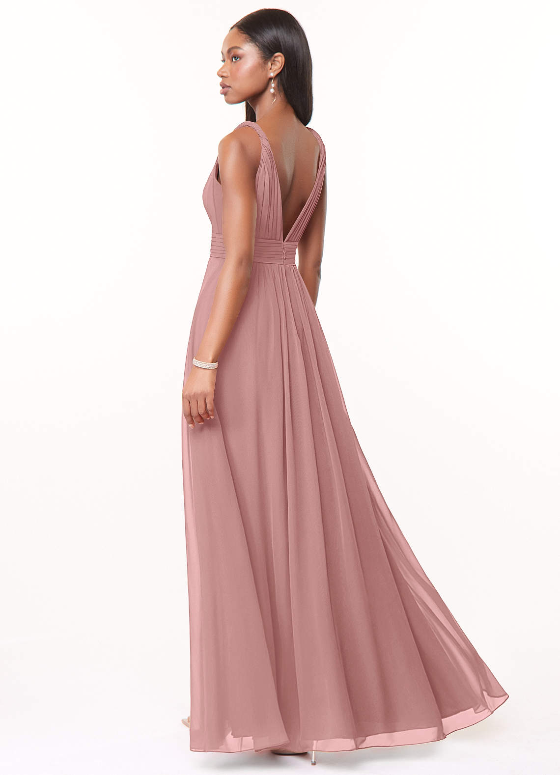 ＊*＊様 Rose Muse chiffon pleated dress グレー chiffon pleated dress – BUNNY APARTMENT