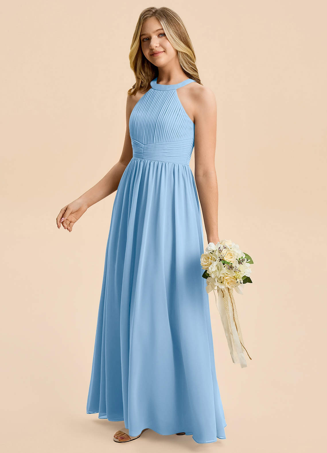 penelope blue dress Goddess dress Penelope, turquoise main image 1