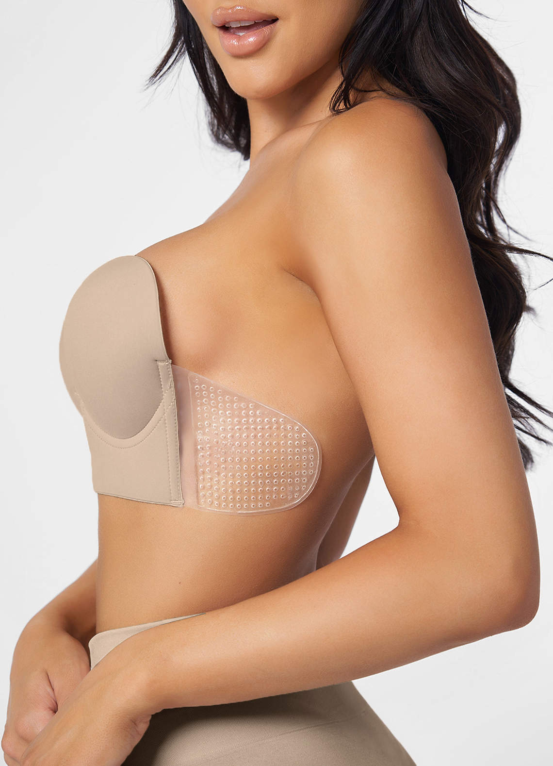 front Strapless Backless Plunge Bra
