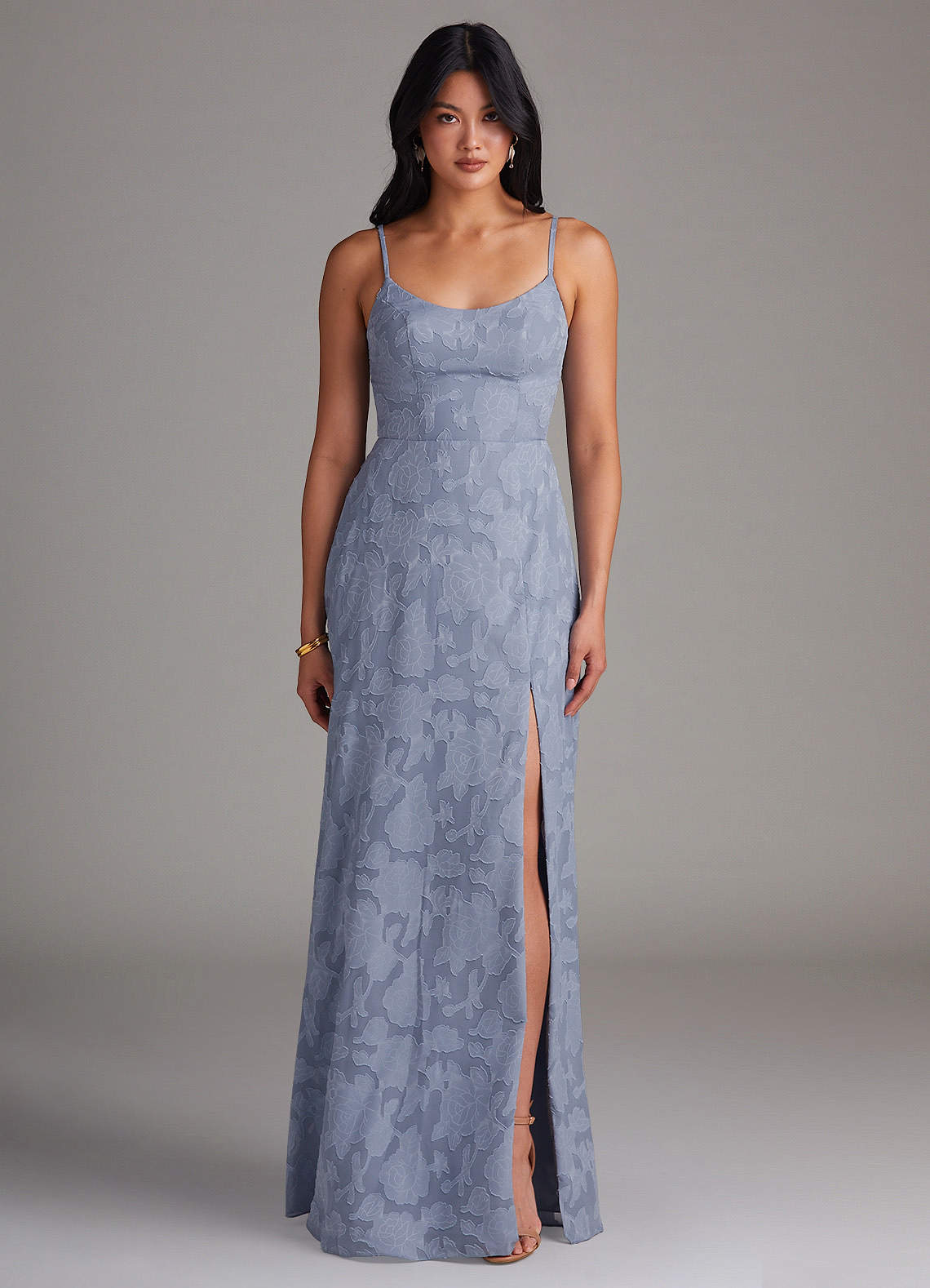 Moira Powder Blue Maxi Dress image1