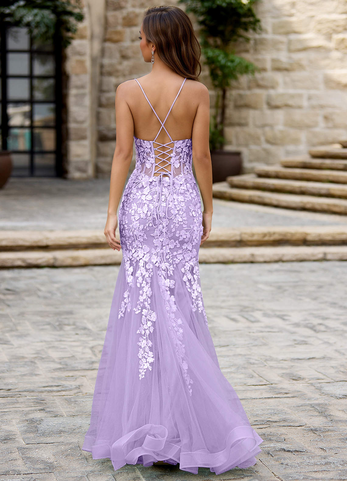 fitted lace wedding dress Sparkly Blue Mermaid Sequins Long Backless Prom Dress – KissDress