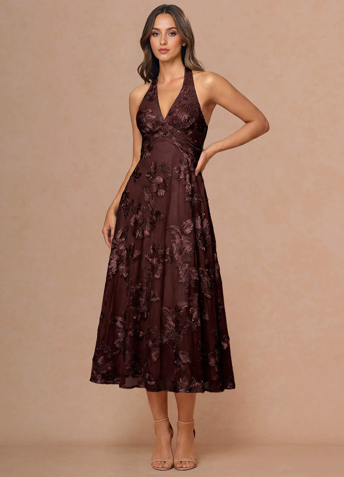 Josee Coco Midi Dress | Azazie