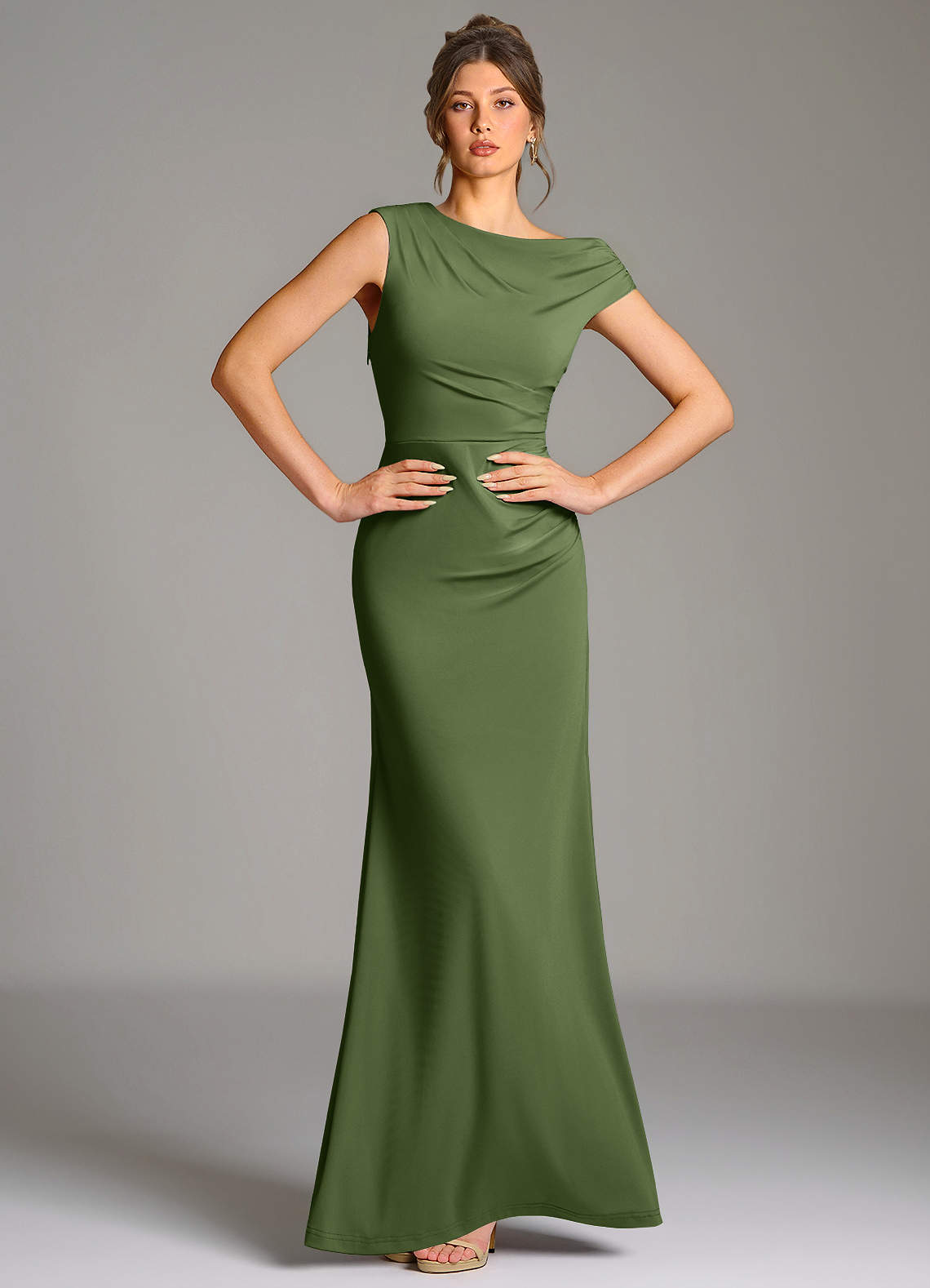 green jersey dresses Well Defined Green Jersey Knit Contrast Trim Sleeveless Mini Dress