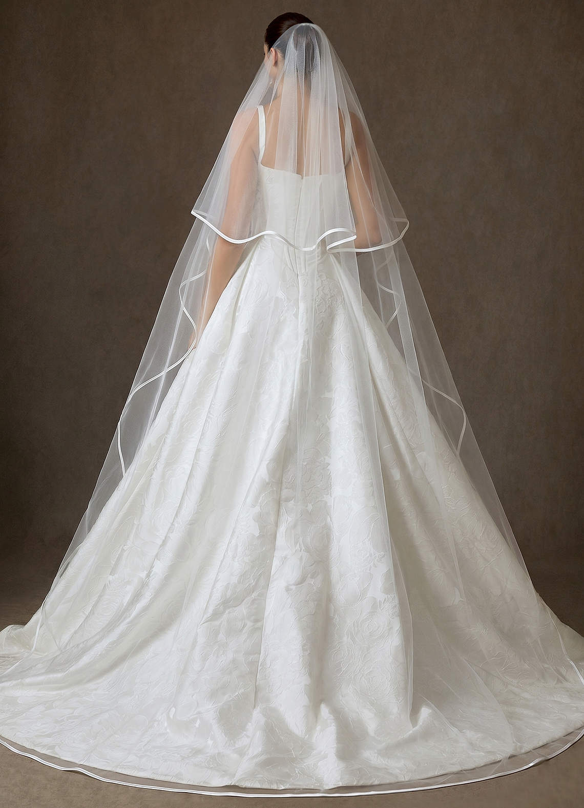 front Coiled Serenity Chapel Veil