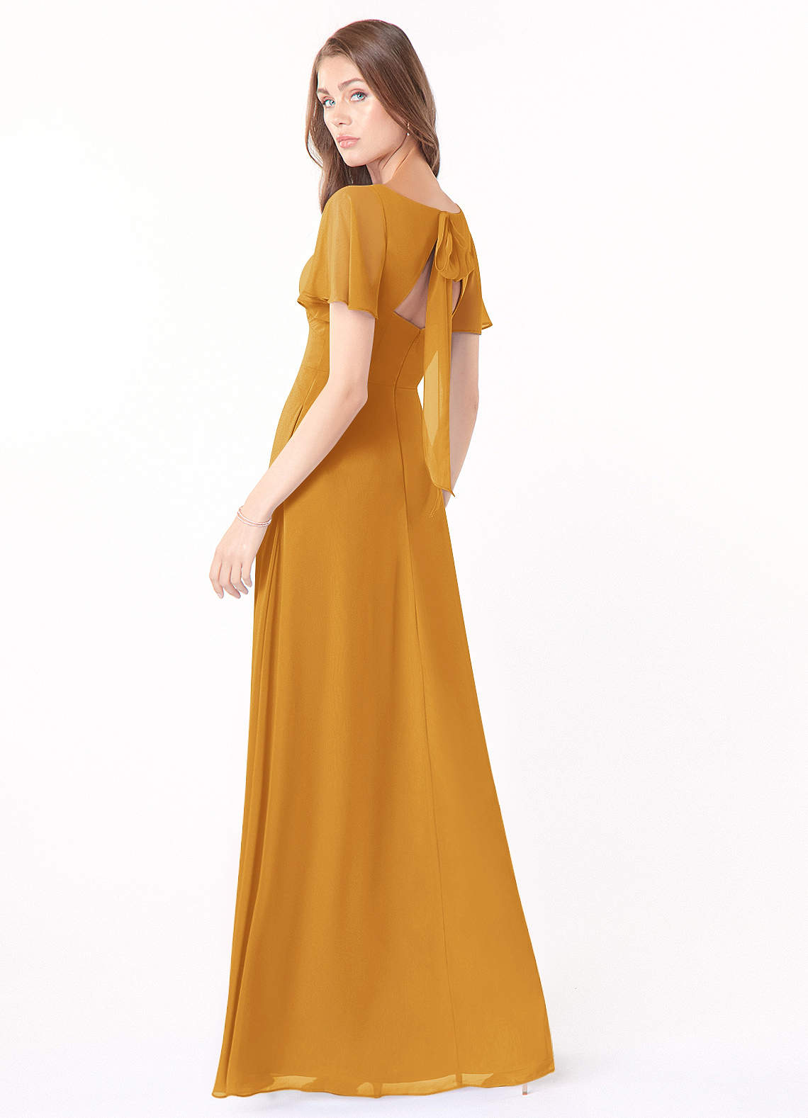 Butterscotch Azazie Kimber Bridesmaid Dresses Azazie