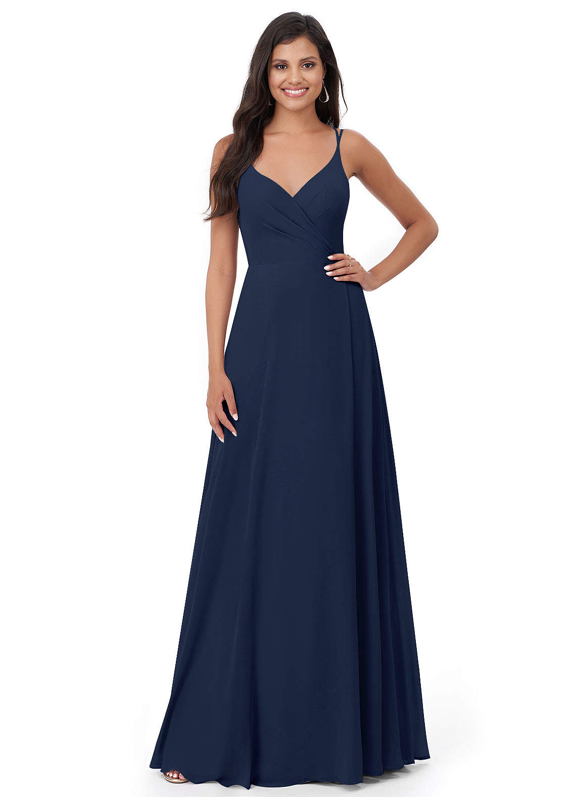 Azazie Lennon Dark Navy Bridesmaid Dresses | Azazie