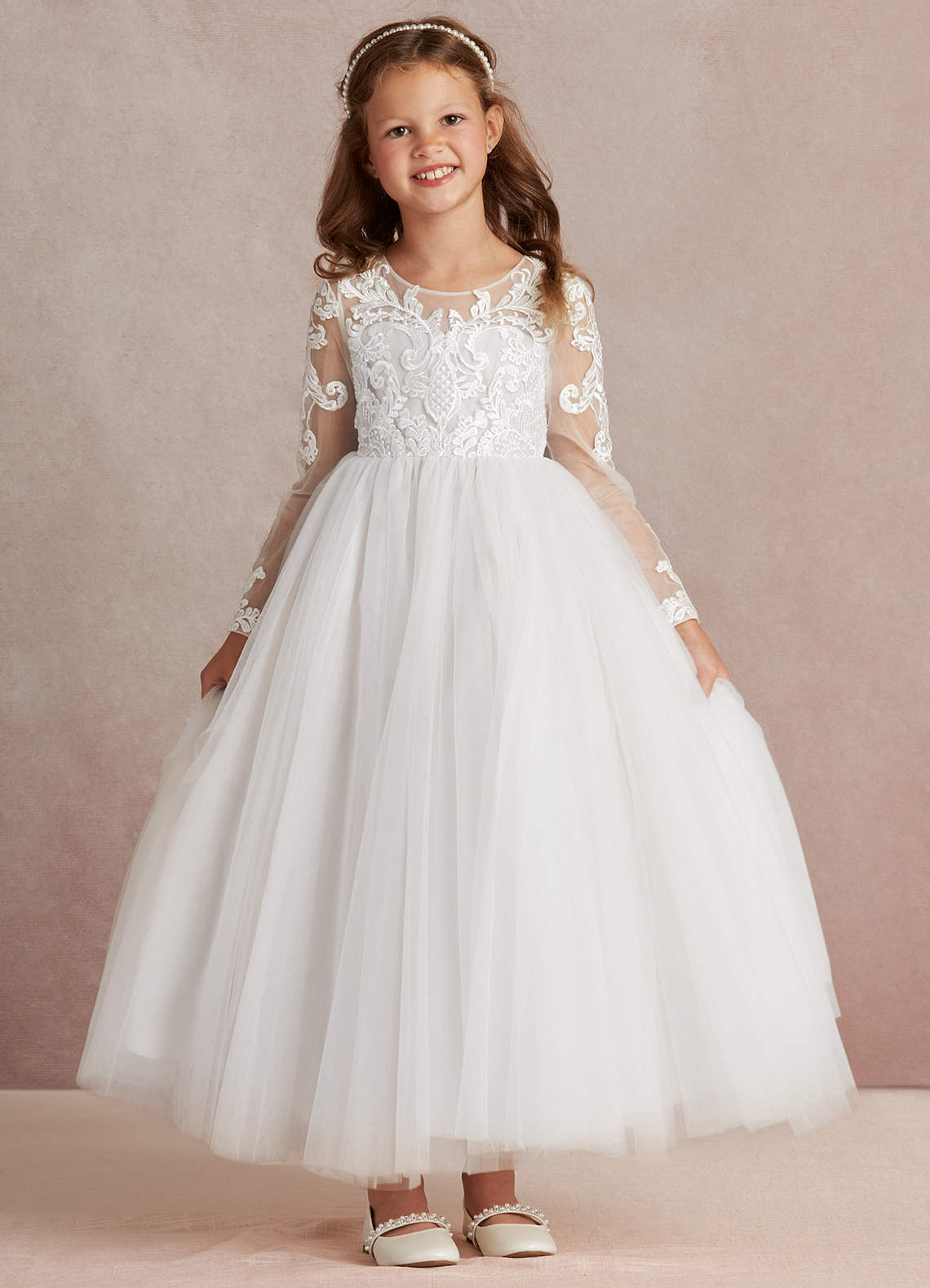 Azazie Flower selling Girl or First Communion Dress