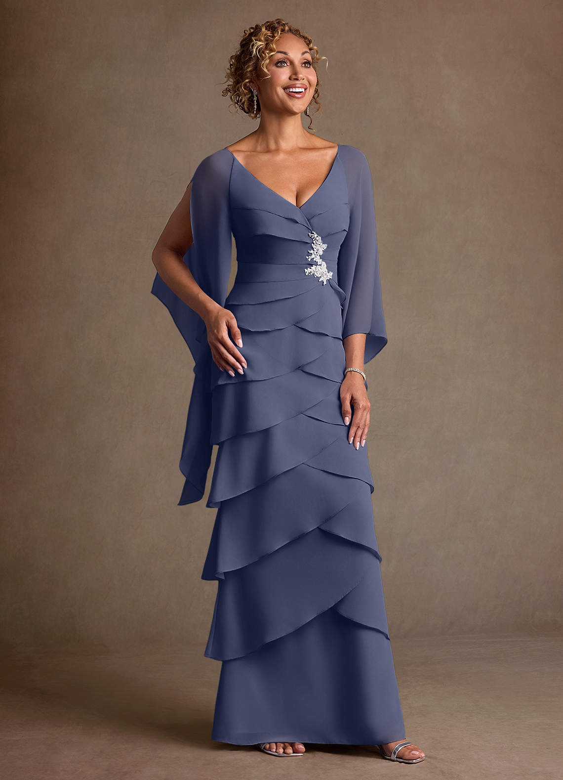 blue prom dress with corset Strapless Long Navy Slit Navy Blue / 14 Beach Boho Wedding Dresses Short Sleeve Maternity Dress US Size:US34 - EU44 CDJ4055
