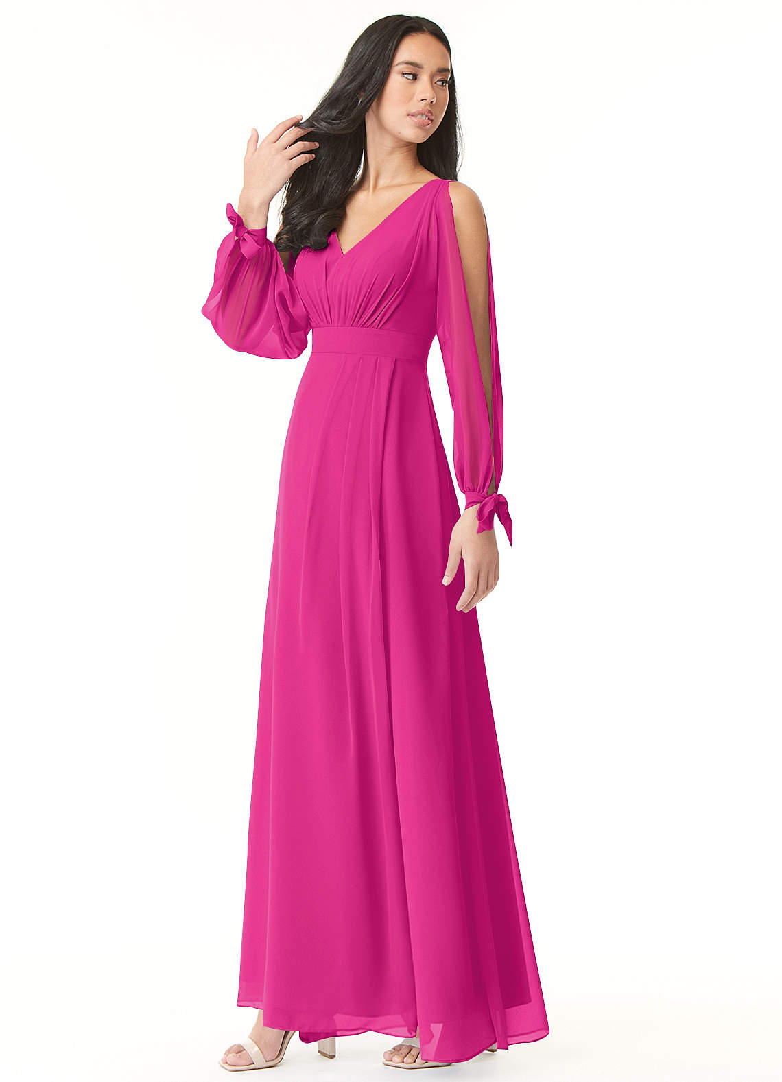 Fuchsia Azazie Matilda Bridesmaid Dresses Azazie
