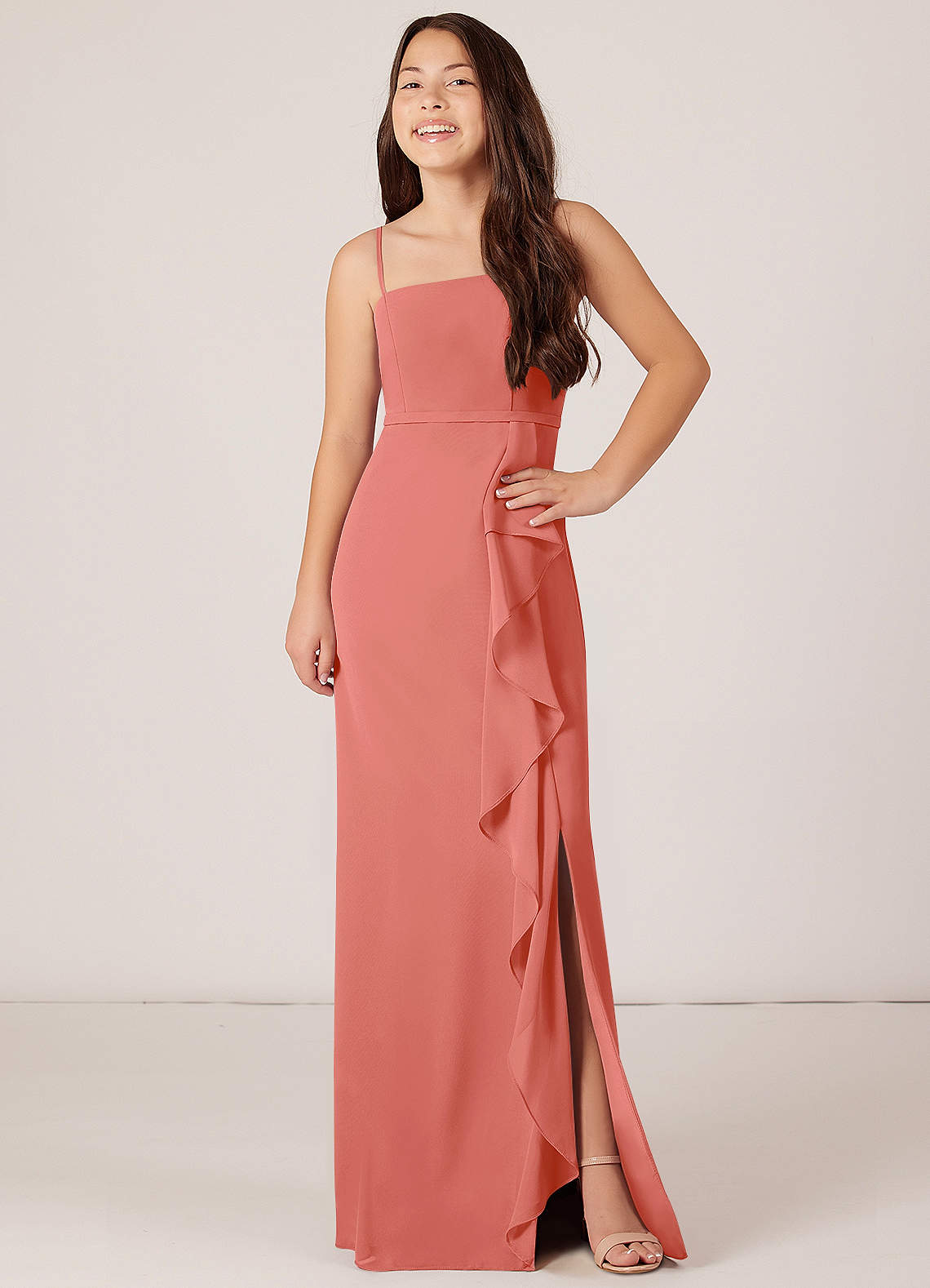 kaylee pink dress Dress the Population Kaylee in Blush Multi