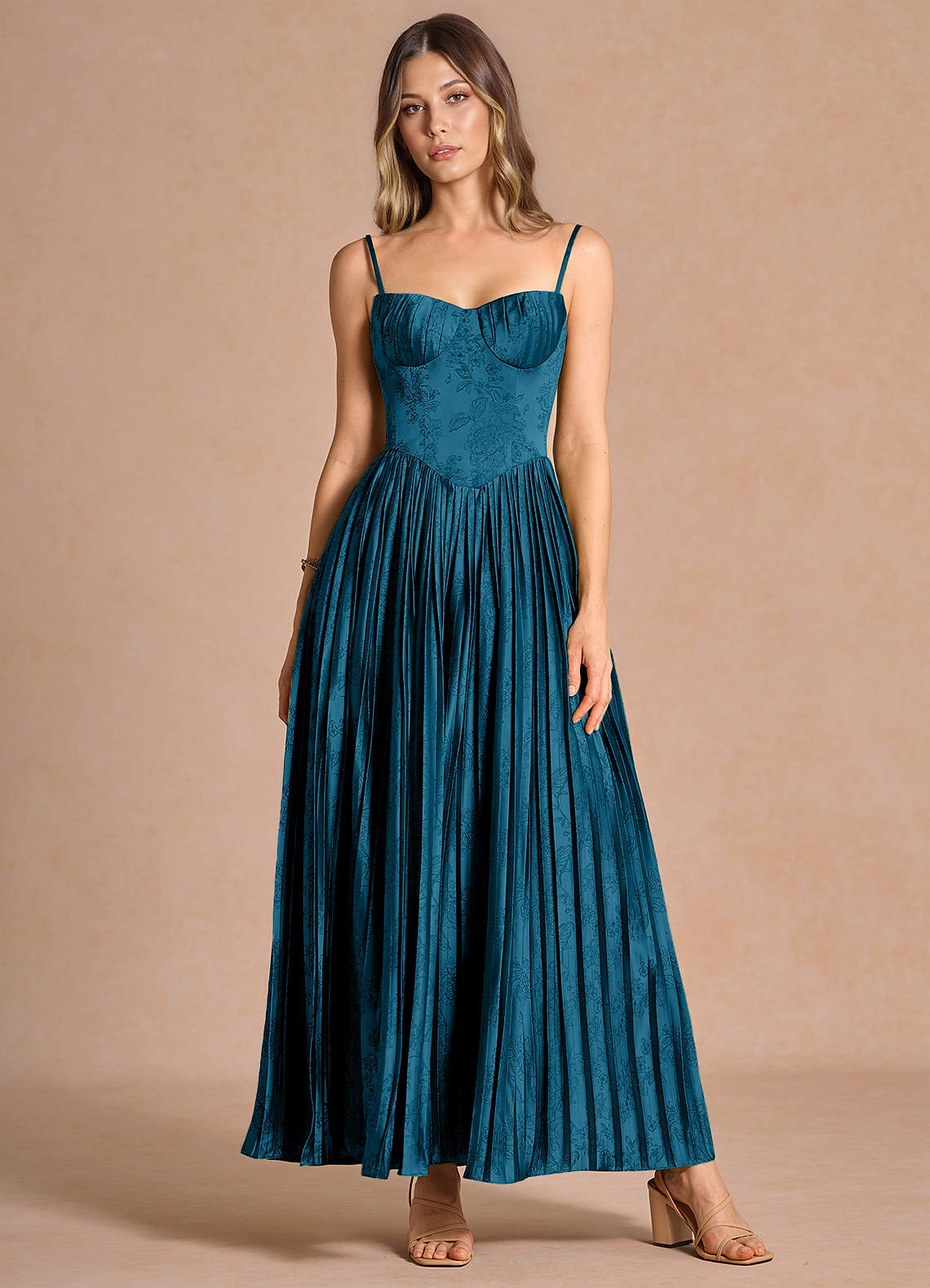 Marcella Navy Black Maxi Dress